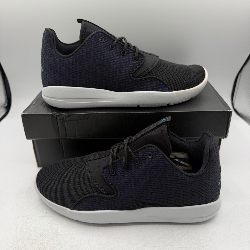 Air Jordan Eclipse BG Shoes YOUTH Boys Sz 6 Y Black/Purple Sneakers 724042-027